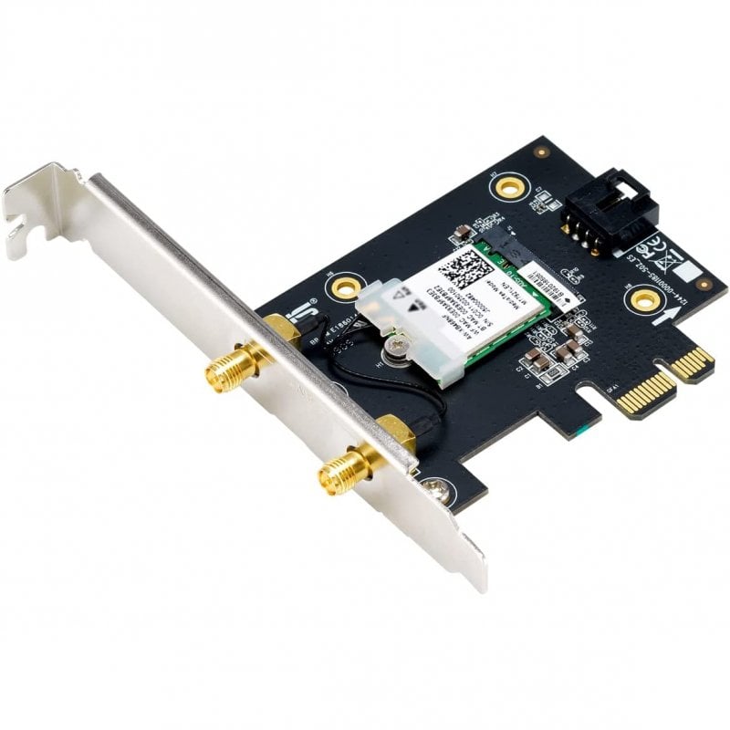 Adattatore PCIe ASUS PCE-AX1800 AX1800 WiFi 6 Bluetooth 5.2 Bulk 20 unità