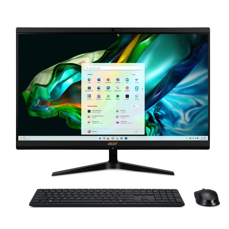Image of Acer Aspire C24-1800 Intel® Core™ i5 i5-12450H 60,5 cm (23.8") 1920 x 1080 Pixel PC All-in-one 16 GB DDR4-SDRAM 1 TB SSD Windows 11 Home Nero cod079