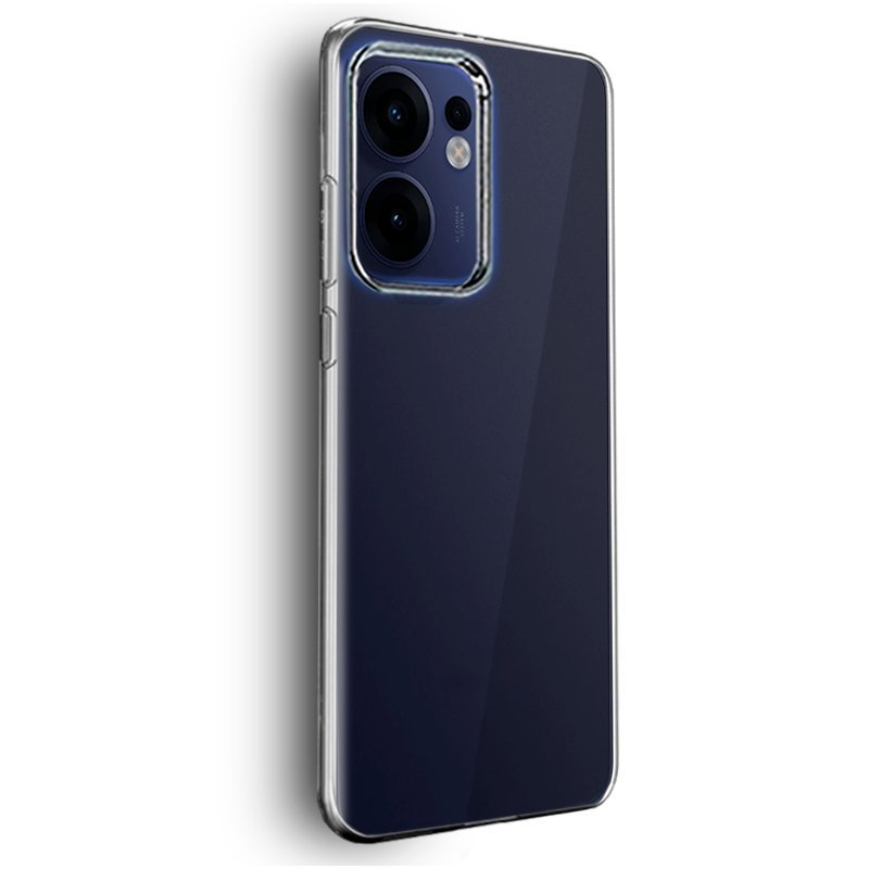HULLIN Custodia In Silicone Per OPPO Reno13 5G / Reno 13 5G – Colore Erba Viola, Antigraffio E Ultra Sottile - 2