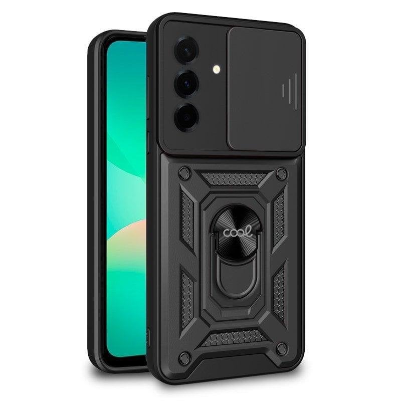 Cool Hard Ring-hoes zwart voor Samsung Galaxy A26 5G, A17 4G/5G en A18