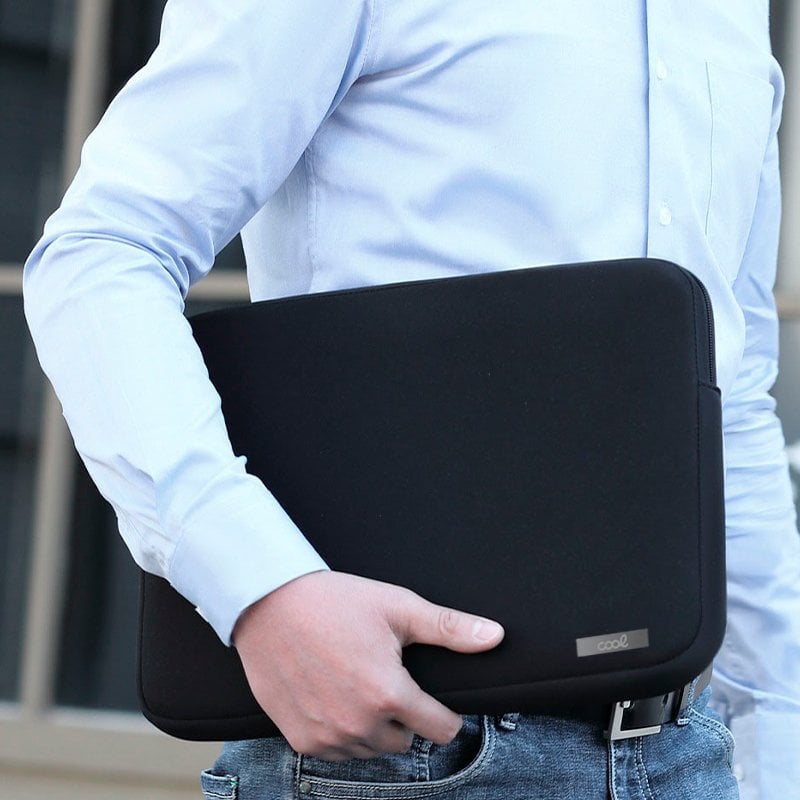 Coole Neopren Laptop/Tablet Hülle 15-16 Zoll Schwarz