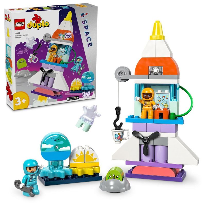 Image of Lego Duplo Space Shuttle Adventure 3 in 1 +3 anni cod079