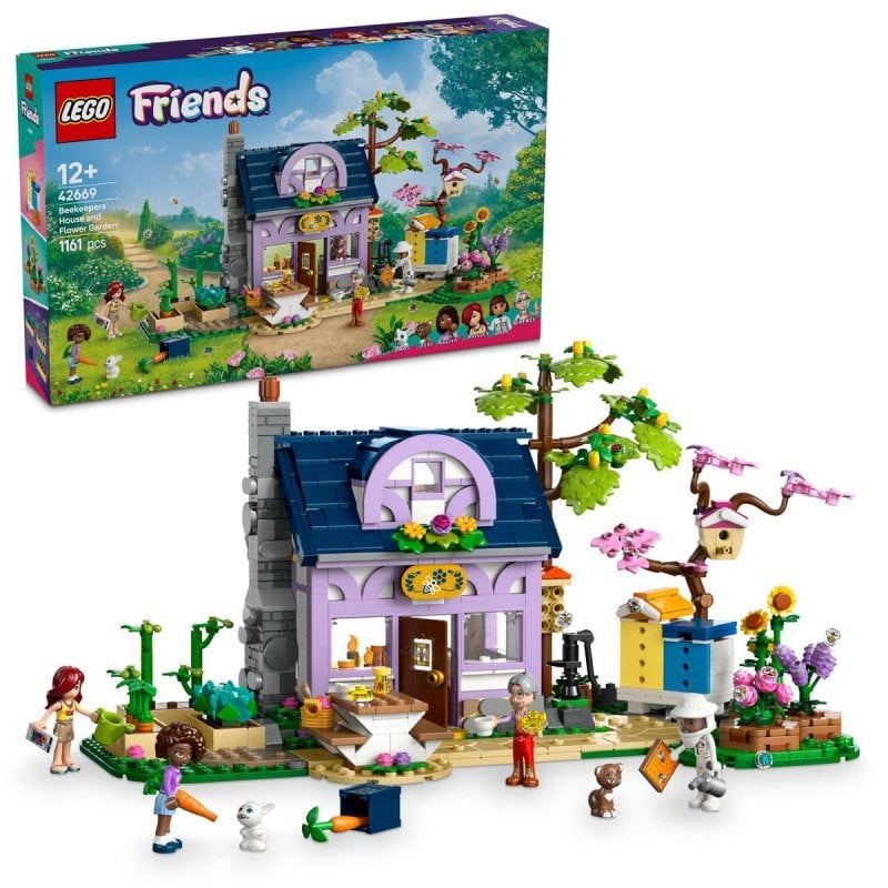 Image of Lego Friends Casa dell'apicoltore e giardino fiorito, giocattolo e decorazione con mini-bambole 12+ cod079