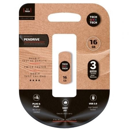 Image of Chiavetta USB 2.0 Tech One Tech Pro Smart Clip da 16 GB cod079