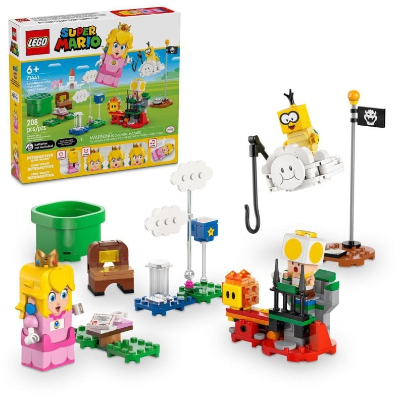 Image of Avventure interattive Lego Super Mario con Lego Peach per bambini dai 6 anni in su cod079