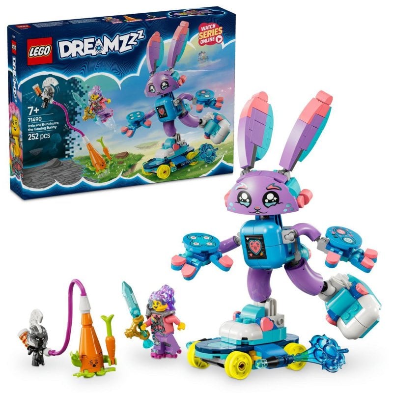 Image of Lego Dreamzzz Izzie e Bunchurro il Coniglio Giocoso, Personaggio Articolato e Minifigure per Bambini dai 7 Anni in su cod079