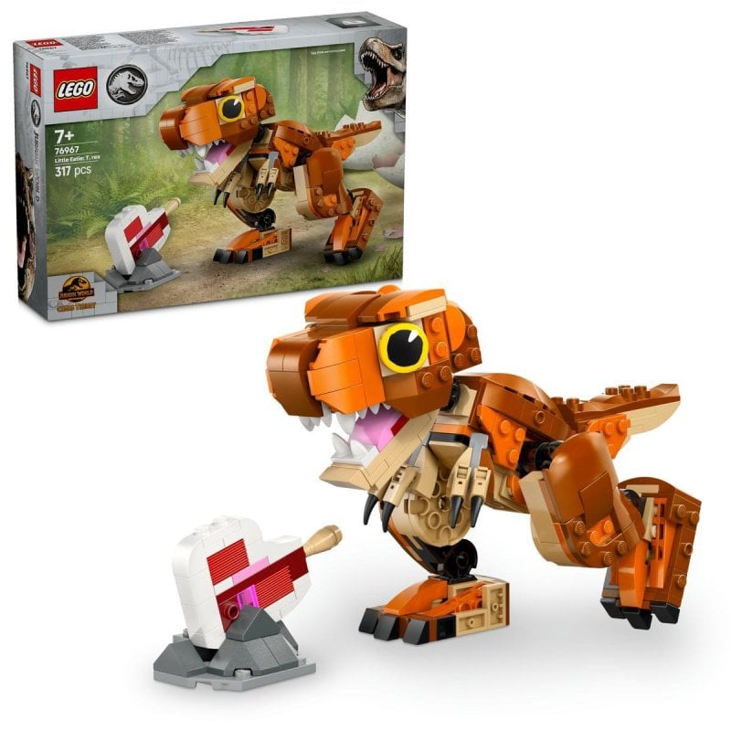 Image of Lego Jurassic World Little Eatie: giocattolo articolato del T. Rex per bambini dai 7 anni in su cod079