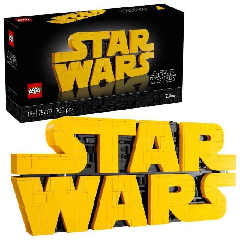 Image of Insegna da costruzione con logo di Star Wars Lego Star Wars, set da costruzione ed esposizione, dai 18 anni in su cod079