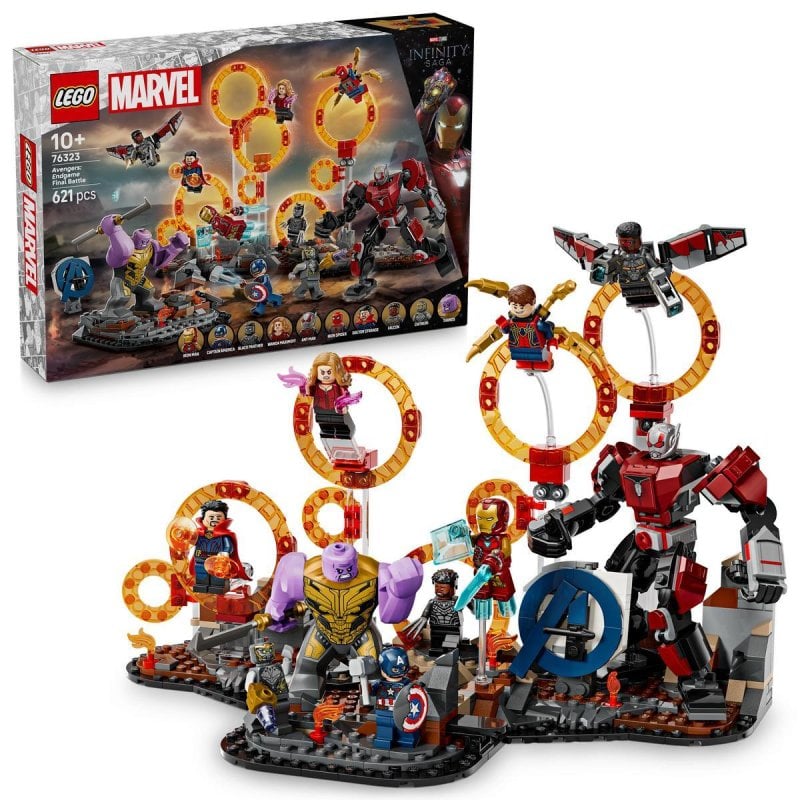 Image of Lego Marvel Avengers: Endgame Battaglia Finale, Set Supereroi Costruibile, 10 Personaggi cod079