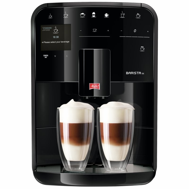 Image of Macchina da caffè semiautomatica Melitta 270g, 15 bar, doppio macinacaffè, 18 bevande, Bluetooth, TFT cod079