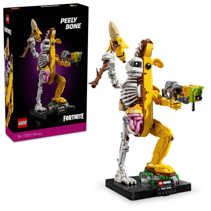 Image of Lego Fortnite Banana sbucciata, personaggio articolato e modello per adulti e giocatori cod079