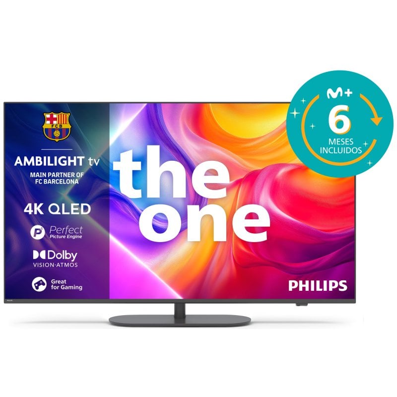 Philips The One Ambilight QLED 43" 43PUS9010 UltraHD 4K Dolby Vision Dolby Atmos Titan OS Philips The One Ambilight QLED 43" 43PUS9010 UltraHD 4K Dolby Vision Dolby Atmos Titan OS