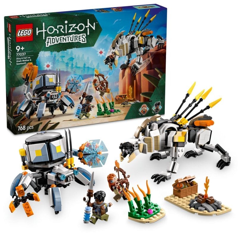 Image of Lego Horizon Adventures Aloy e Varl contro Granchio e Denti Seghettati per bambini dai 9 anni in su cod079