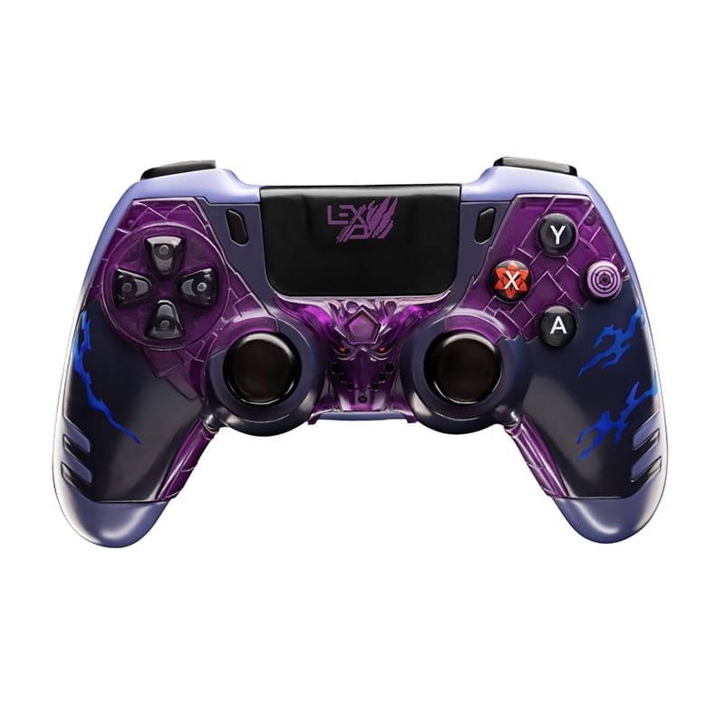 Image of Gamepad multipiattaforma wireless Lexip RF con 2 joystick vibranti multicolore cod079