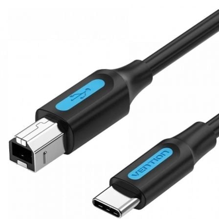 Image of Cavo USB 2.0 VENTION CQUBG 1,5 m Tipo C a Tipo B maschio 480 Mbps Nero cod079