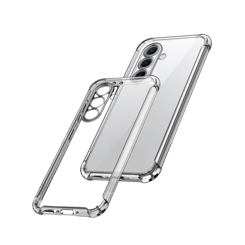 L'étui Flex pour SAMSUNG GALAXY A56 en matériau TPU est très flexible et sans empreintes digitales. Résiste à toutes les circonstances et aux journées les plus stressantes. Grâce à sa transparence le design de votre smartphone sera toujours présent et au premier plan. Adieu les rayures et les éraflures Nous savons que c'est un avantage précieux lors du choix d'un étui. Grâce à son matériau TPU hautement résistant vous n'aurez pas à vous soucier des dommages inévitables causés par une utilisation quotidienne. Conception légère et transparente Ce produit a été conçu pour suivre la tendance sans perdre en simplicité. Grâce à sa conception légère de 1 2 mm d'épaisseur et à sa transparence à 100 votre smartphone sera toujours à son meilleur. Chargement toujours sans fil Ce produit s'adapte à la commodité de la charge sans fil. Oubliez les câbles inutiles. Son épaisseur est si fine que vous n'aurez aucun problème avec le capteur de votre smartphone lorsque vous le chargez avec un socle de chargement sans fil.