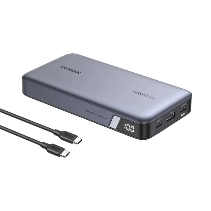 Power Bank 20000mAh 30W Ricarica Rapida Con Display Digitale - 2 Porte USB-C E 1 USB-A, Power Delivery E Quick Charge