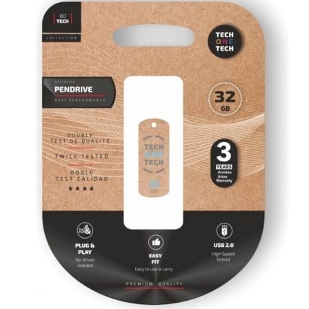 Image of TECH ONE TECH Pro Smart Clip Tech Chiavetta USB 2.0 da appendere in PVC da 32 GB cod079