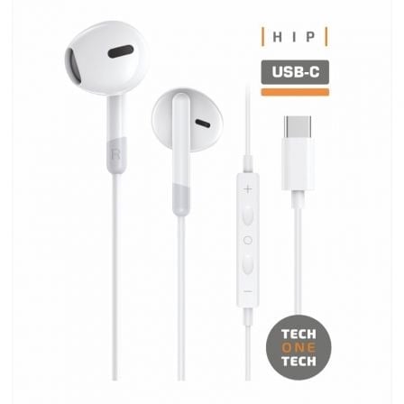 Image of Auricolari cablati TECH ONE TECH USB-C con microfono stereo multifunzione cod079