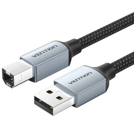 Image of Cavo USB Vention CTTHF 1,5 m USB 2.0 A maschio a B maschio 480 Mbps grigio cod079