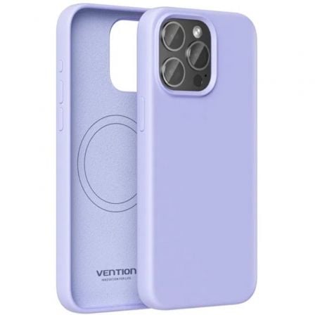 Image of Custodia in silicone Vention KUEV0-20 MagSafe N52*38 compatibile con iPhone 14 Plus viola cod079