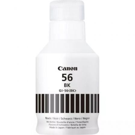 Image of Flacone di inchiostro originale nero Canon GI-56BK da 170 ml, alta capacità, 6.000 pagine cod079