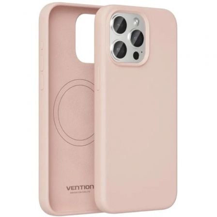 Image of Custodia in silicone Vention KUEP0-20 per iPhone 14 Plus MagSafe rosa cod079