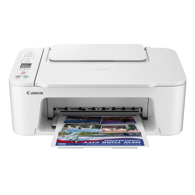 Image of Stampante a getto Inkjet Canon PIXMA TS3751i multifunzione WiFi con schermo LCD bianco cod079