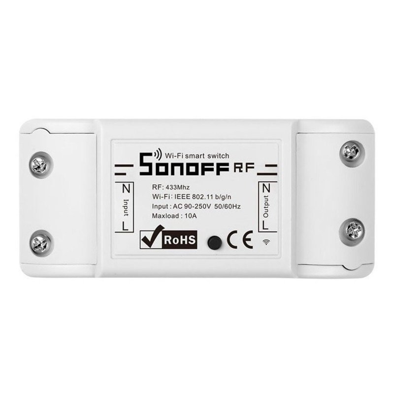 Image of Sonoff RFR2 Wi-Fi RF 433 MHz, telecomando per relè domotico, integrazione con Alexa e Google Home cod079