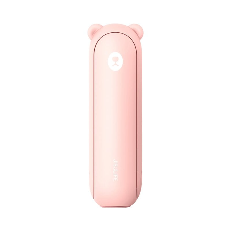 Ventilador portátil JisuLife Life 8 4500mAh Lanterna Power Bank 3 velocidades Rosa