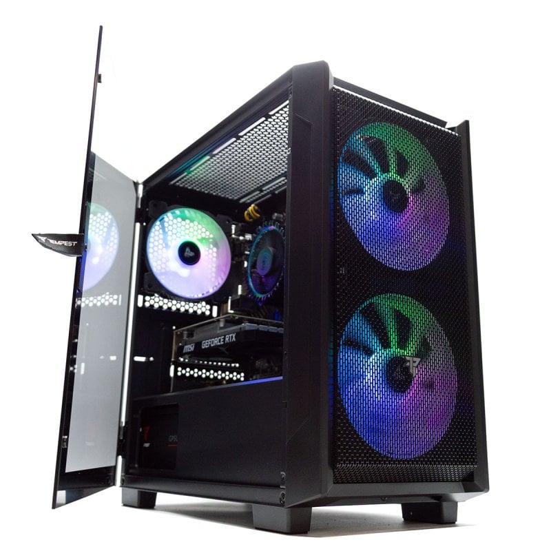 La dernière technologie Nouveaux composants des plus grandes marques Garantie des composants PC La meilleure solution pour vous en 24 heures Expédition rapide Recevez votre PcCom en seulement 24 48 heures Fabriqué en Espagne Créer les meilleurs ordinateurs de jeu depuis 2005 Leaders en qualité-prix Équipement de jeu optimisé avec les meilleurs composants Configuré par des experts Conçu assemblé et testé par des professionnels Profitez d'effets visuels avancés et de jeux avec des graphismes de haute qualité en temps réel Des performances maximales pour exécuter les derniers jeux Des performances rapides pour vos tâches quotidiennes 16 Go de RAM DDR4 Conception compacte avec verre trempé ventilation ARGB et connectivité intuitive orientée vers l'avant Excellent rapport qualité prix pour ce PC avec des composants de grande marque une garantie longue durée et de grandes performances idéal pour les utilisateurs qui cherchent à faire un peu de tout. PcGaming pour une utilisation générale à la maison ou au bureau le...
