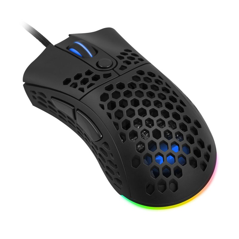Image of Mouse cablato 1Life 6400 DPI RGB ultraleggero con pulsanti extra large cod079