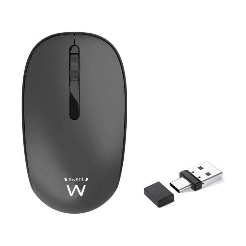Image of Mouse wireless Ewent 1000 DPI Silent Click USB-A/USB-C Risparmio energetico cod079