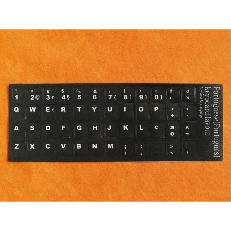 Autocollant pour convertir le clavier en portugais