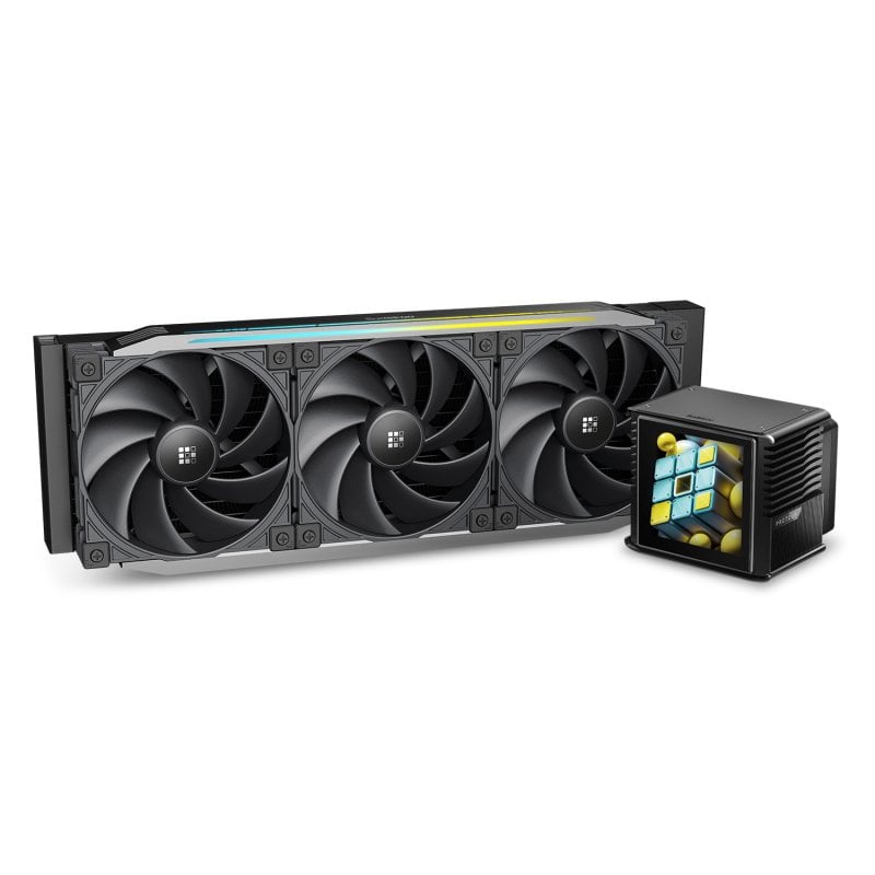Sudokoo Proteus Kit de Refrigeração Líquida 360mm com 3 Ventoinhas e LCD Personalizável
