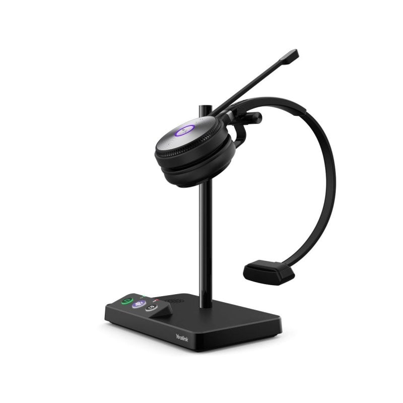 Image of Cuffie wireless DECT Yealink con microfono e cancellazione del rumore cod079