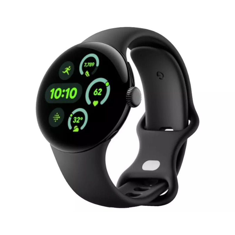 Image of Google Pixel Watch 3 Smartwatch Wi-Fi/GPS AMOLED 32 GB Fluoroelastomero Nero Sport Extras cod079