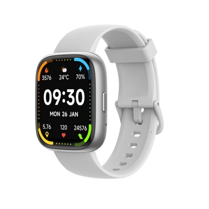 Image of Smartwatch Bluetooth Maxcom Ecowatch 6 TFT-LCD 1,83" argento, batteria da 7 giorni, salute avanzata cod079