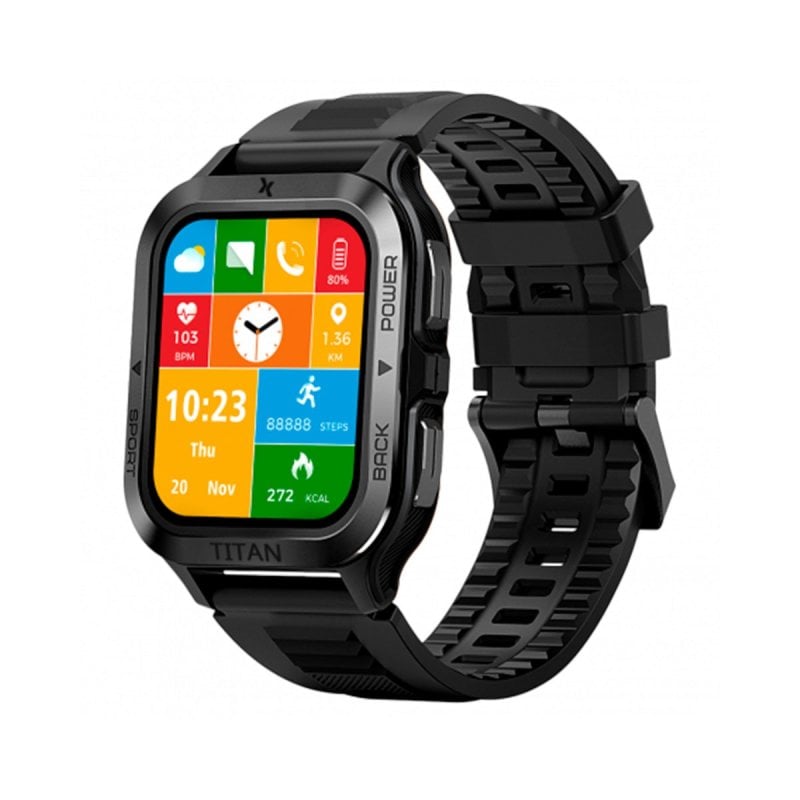 Image of Maxcom FW67 Titan Pro Smartwatch Bluetooth con schermo IPS da 1,85" Multimode Health Graphite cod079