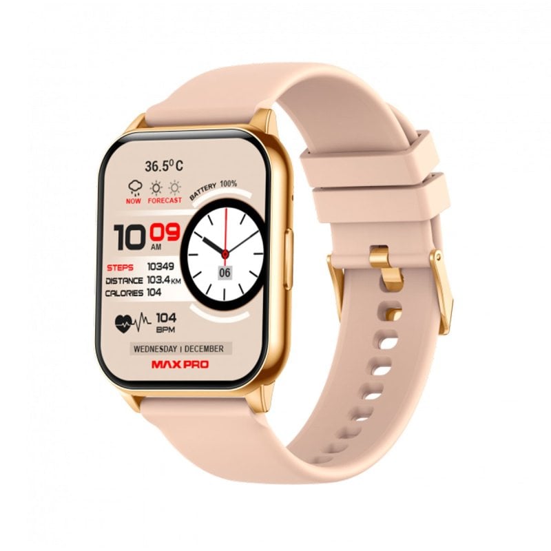 Image of Smartwatch Bluetooth Maxcom FW25 Arsen Pro 1,96″ IPS Oro + Monitoraggio della Salute cod079