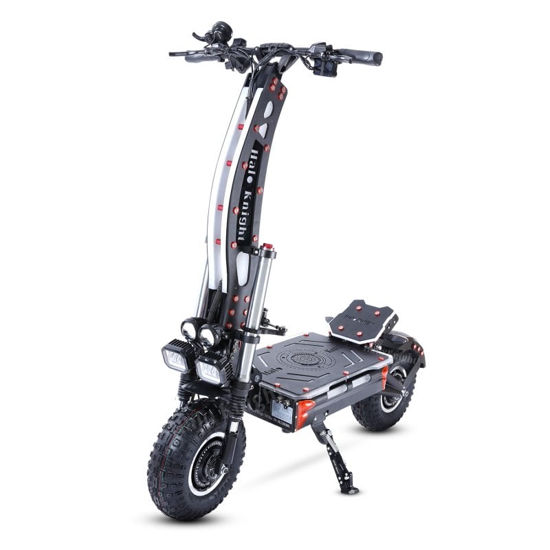 Image of Halo Knight 120 km/h 125 km di autonomia 8000 W monopattino elettrico con freni idraulici e LED cod079
