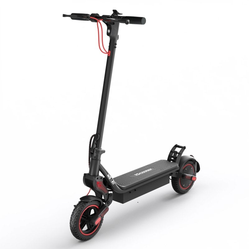 Image of iScooter Monopattino elettrico pieghevole da 40 km/h, autonomia di 40 km, 500 W, con freni a disco/tamburo cod079