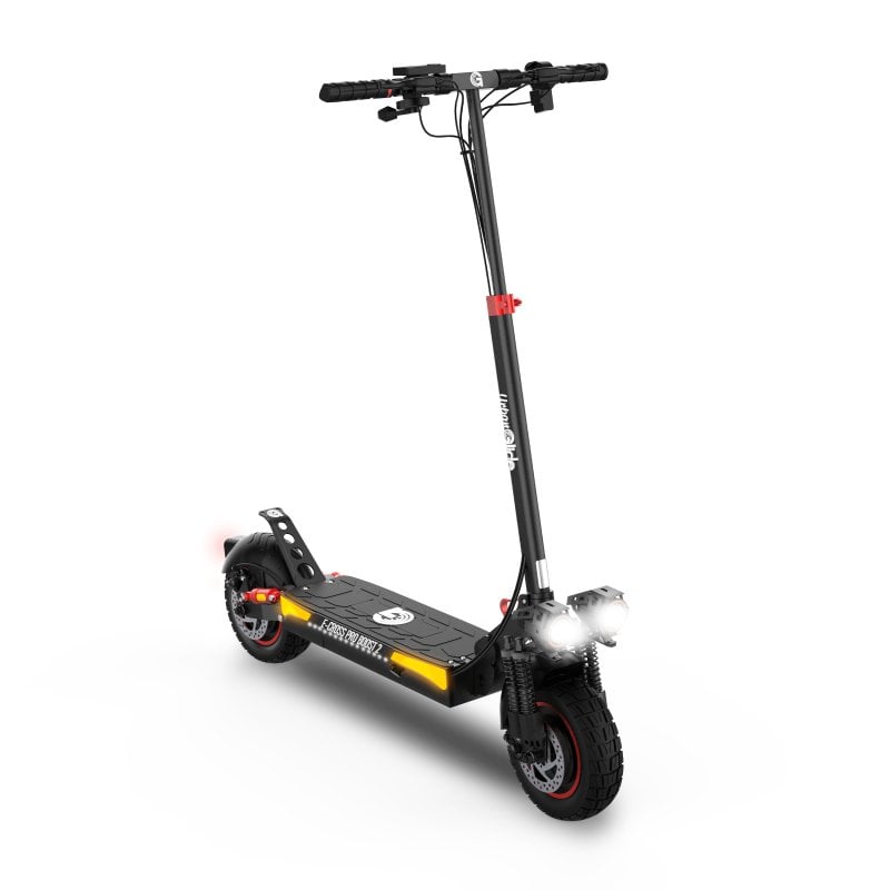 Image of Monopattino elettrico UrbanGlide 25 km/h autonomia 50 km doppio motore 1600 W LED fuoristrada da 10" cod079