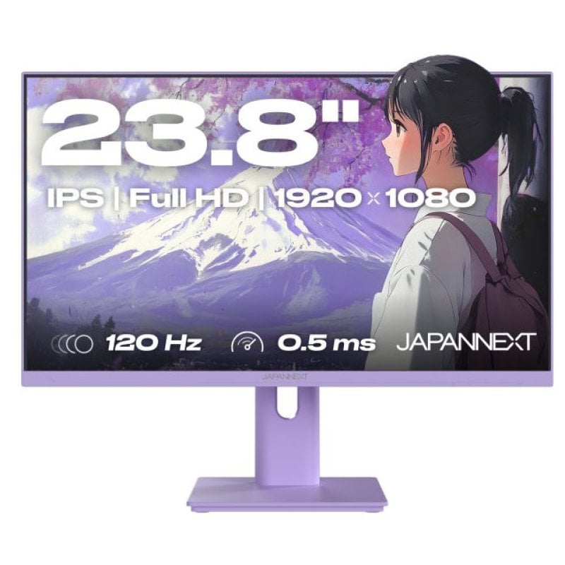 Colunas JAPANNEXT JN-IPS238G120F-HSP-PP 23,8' IPS FullHD 120 Hz FreeSync