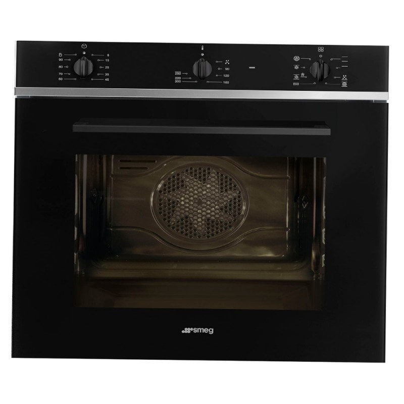 Image of Forno elettrico da incasso multifunzione idrolitico Smeg Cucina SF64M3TB 70L Nero cod079