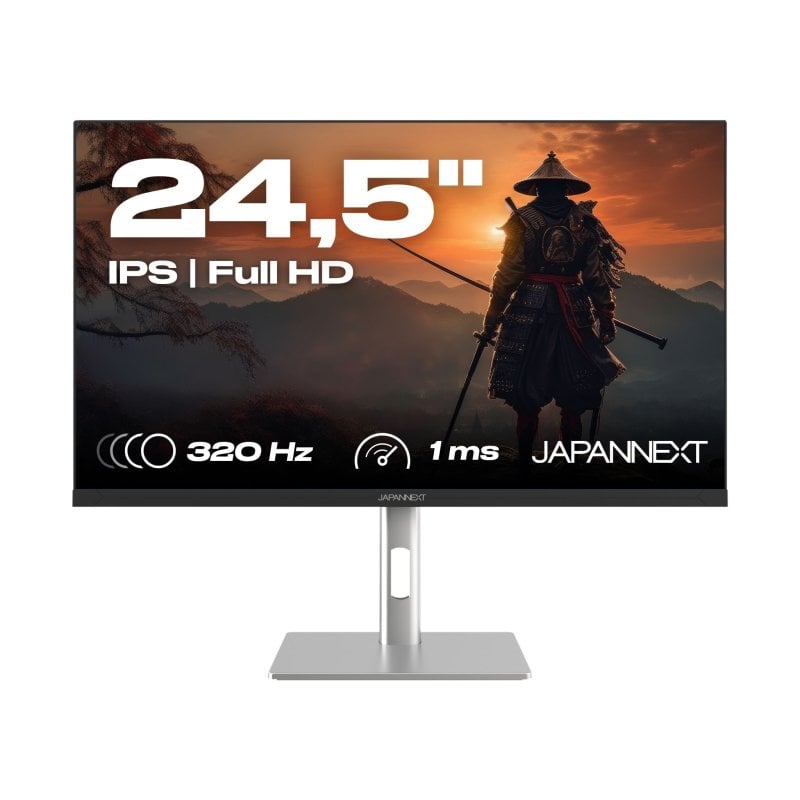 JAPANNEXT JN-IPS245G320F-HSP Monitor 24" IPS FullHD 320Hz 1ms com Altura Ajustável e FreeSync