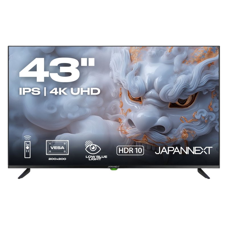 JAPANNEXT JN-i432TUR Enceintes IPS UltraHD 4K 43" FreeSync HDR10