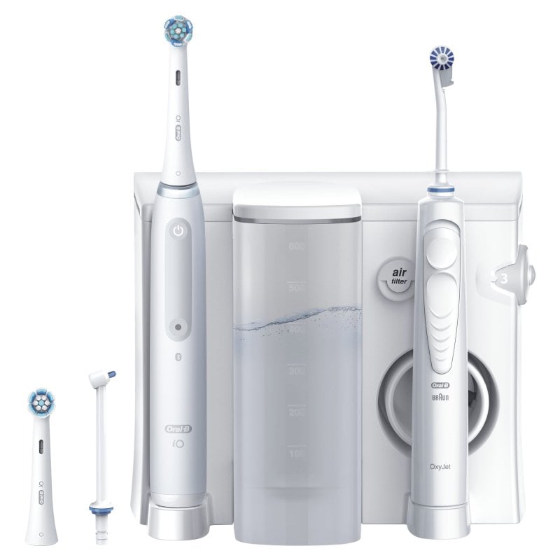 Image of Oral-B Health Center Irrigatore iO4 Oxyjet Water Jet 5 Modalità 2 Testine cod079
