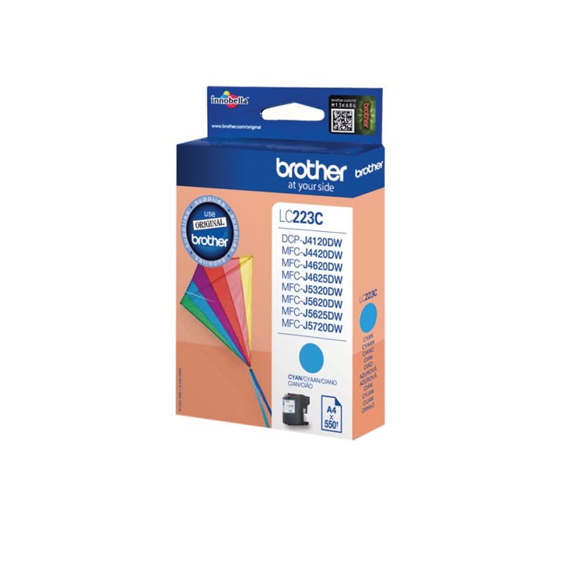 Image of Cartuccia Inkjet premium ciano Brother LC-223c per una stampa precisa e veloce. Compatibile con varie stampanti Brother. ordina ora! cod079