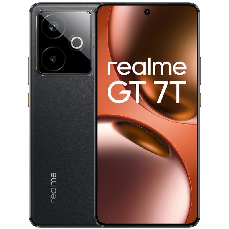 Image of Realme GT 7T 12GB 256GB 5G Dual SIM 120W Ricarica ultraveloce Nero IceSense cod079